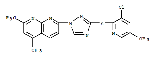 (9ci)-7-[3-[[3--5-(׻)-2-]]-1H-1,2,4--1-]-2,4-p(׻)-1,8-ऽY(ji)(gu)ʽ_303151-86-2Y(ji)(gu)ʽ