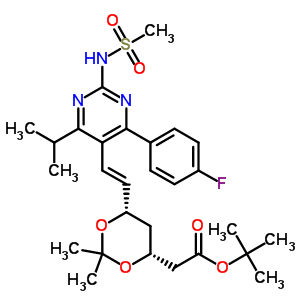 --7-[4-(4-)-6--2-׻-5-]-(3R,5S)--(E)-6-ϩY(ji)(gu)ʽ_371775-73-4Y(ji)(gu)ʽ