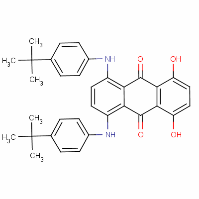 1,4-p[[4-(1,1-׻һ) ]]-5,8-u-9,10-ͪY(ji)(gu)ʽ_4851-50-7Y(ji)(gu)ʽ