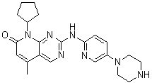 8-h(hun)-5-׻-2-[[5-(1-)-2-]]-ल[2,3-d]-7(8h)-ͪY(ji)(gu)ʽ_571190-22-2Y(ji)(gu)ʽ