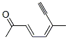 (3E,5Z)-6-׻-3,5-ϩ-7-Ȳ-2-ͪY(ji)(gu)ʽ_58964-85-5Y(ji)(gu)ʽ