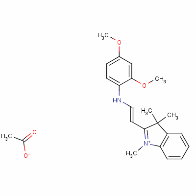 2-[2-[(2,4-)]ϩ]-1,3,3-׻-3H-f}Y(ji)(gu)ʽ_59737-00-7Y(ji)(gu)ʽ