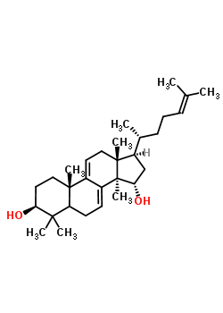 5alpha-ë-7,9(11),24-ϩ-3beta,15alpha-Y(ji)(gu)ʽ_60433-72-9Y(ji)(gu)ʽ