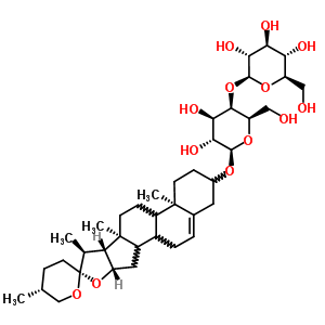 [(25R)--5-ϩ-3beta-]4-O-beta-D-ǻ-beta-D-૰սY(ji)(gu)ʽ_60454-77-5Y(ji)(gu)ʽ
