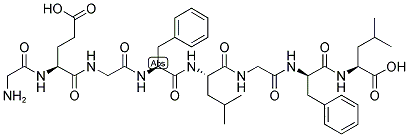 H-GLY-GLU-GLY-PHE-LEU-GLY-D-PHE-LEU-OHY(ji)(gu)ʽ_61393-34-8Y(ji)(gu)ʽ