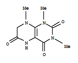  1,5,7,8-Ě-1,3,8-׻-2,4,6(3H)-ͪY(ji)(gu)ʽ_64724-37-4Y(ji)(gu)ʽ