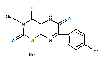 7-(4-ȱ)-1,5--1,3-׻-2,4,6(3H)-ͪY(ji)(gu)ʽ_65158-50-1Y(ji)(gu)ʽ