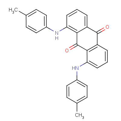 1,8-p[(4-׻)]-9,10-ͪY(ji)(gu)ʽ_82-16-6Y(ji)(gu)ʽ