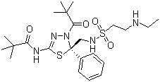 (-)-N-[4-(2,2-׻)-5-[[2-(һ)]׻]-5--4,5--1,3,4--2-]-2,2-׻Y(ji)(gu)ʽ_910634-41-2Y(ji)(gu)ʽ
