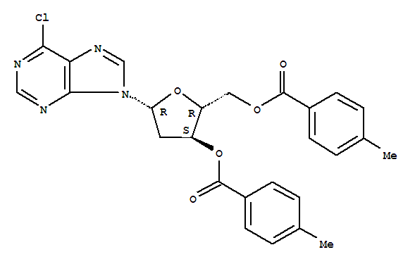 6--9-[2-Ó-3,5--O-(4-׻)-B-D-ʽ-߻ǻ]-9H-ʽY(ji)(gu)ʽ_91713-46-1Y(ji)(gu)ʽ