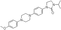 1-[4-[4-(4-)-1-]]-3-(1-׻һ)-2-ͪY(ji)(gu)ʽ_95182-50-6Y(ji)(gu)ʽ