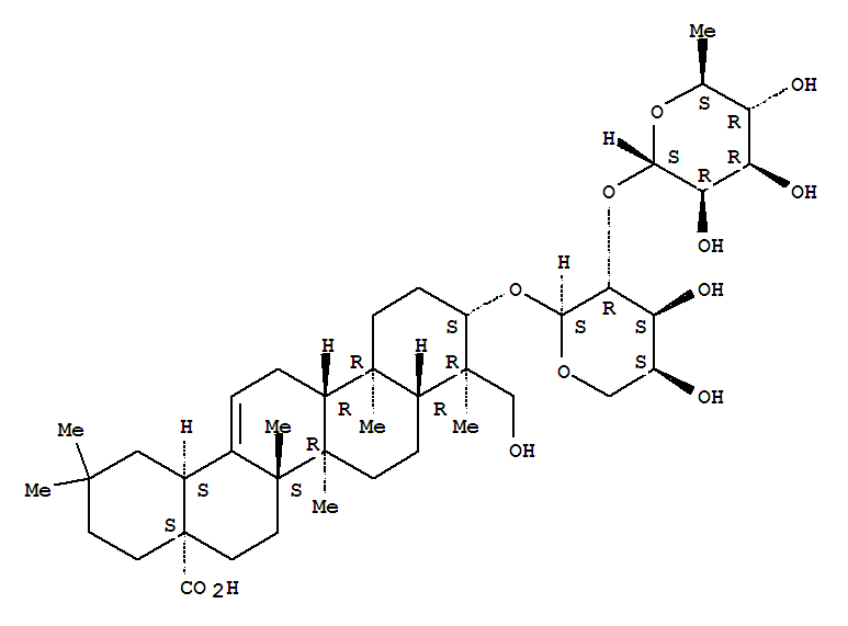 HEDERAGENIN-3-O--L-RHAMNO૲SYL (12)--L-սY(ji)(gu)ʽ_123350-57-2Y(ji)(gu)ʽ