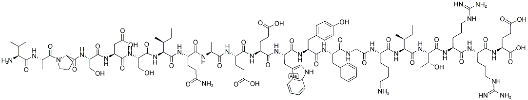 VAL-ALA-PRO-SER-ASP-SER-ILE-GLN-ALA-GLU-GLU-TRP-TYR-PHE-GLY-LYS-ILE-THR-ARG-ARG-GLUY(ji)(gu)ʽ_131023-24-0Y(ji)(gu)ʽ