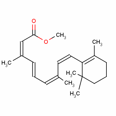 ׻(2Z,4E,6Z,8Z)-3,7-׻-9-(2,6,6-׻-1-h(hun)ϩ)-2,4,6,8-ϩY(ji)(gu)ʽ_16760-45-5Y(ji)(gu)ʽ