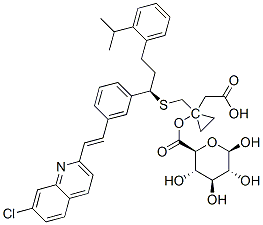 1-O-({1-[({(1R)-1-{3-[(E)-2-(7--2-)ϩ]}-3-[2-(2-u-2-)]})׻]h(hun)})-beta-D-ȩY(ji)(gu)ʽ_188717-17-1Y(ji)(gu)ʽ