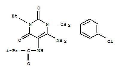  n-[6--1-[(4-ȱ)׻]-3-һ-1,2,3,4-Ě-2,4--5-]-2-׻-Y(ji)(gu)ʽ_257939-29-0Y(ji)(gu)ʽ