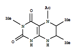 (8ci)-5--5,6,7,8-Ě-3,6,7-׻- 2,4-Ě Y(ji)(gu)ʽ_33130-66-4Y(ji)(gu)ʽ