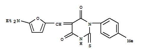 5-[[5-(һ)-2-߻]׻]-1-(4-׻)-2--4,6(1H,5h)-शͪY(ji)(gu)ʽ_366459-51-0Y(ji)(gu)ʽ