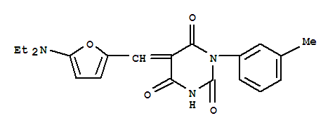 5-[[5-(һ)-2-߻]׻]-1-(3-׻)-2,4,6(1H,3h,5h)-ͪY(ji)(gu)ʽ_366460-23-3Y(ji)(gu)ʽ