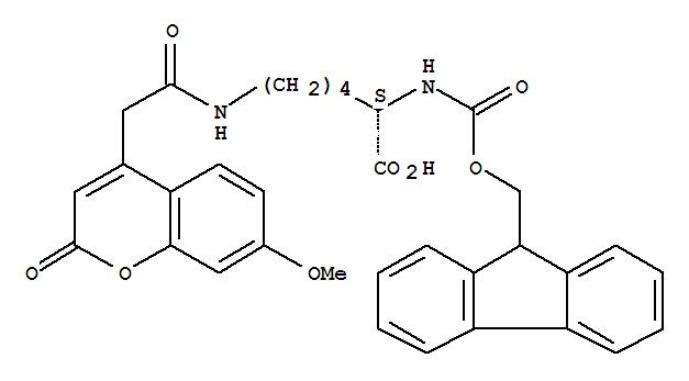 Fmoc-Lys(Mca)-OhY(ji)(gu)ʽ_386213-32-7Y(ji)(gu)ʽ