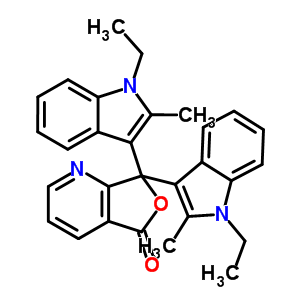 3,3-p(1-һ-2-׻-1H--3-)-4-s̪Y(ji)(gu)ʽ_50293-29-3Y(ji)(gu)ʽ