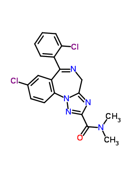 8--6-(2-ȱ)-N,N-׻-4H-1,2,4-(1,5-a)(1,4)s׿-2-Yʽ_50330-59-1Yʽ