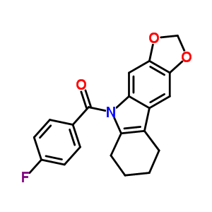 5-(4-)-6,7,8,9-Ě-5H-1,3-[4,5-b]Y(ji)(gu)ʽ_50332-19-9Y(ji)(gu)ʽ