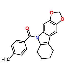 6,7,8,9-Ě-5-(p-ױ)-5H-1,3-[4,5-b]Y(ji)(gu)ʽ_50332-25-7Y(ji)(gu)ʽ