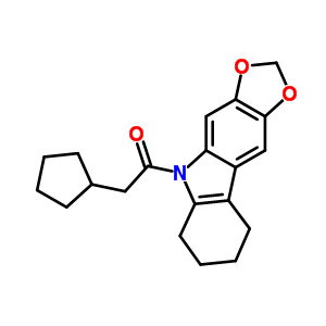 5-(h(hun))-6,7,8,9-Ě-5H-1,3-[4,5-b]Y(ji)(gu)ʽ_50332-28-0Y(ji)(gu)ʽ