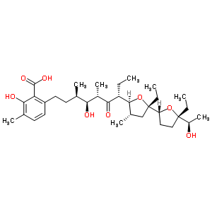 6-[(3R,4s,5s,7r)-7-[(2s,2r,4s,5s,5s)-2,5-һ˚-5-[(r)-1-uһ]-4-׻ [2,2-bi߻]-5-]-4-u-3,5-׻-6-ɻ]-2-u-3-׻Y(ji)(gu)ʽ_54156-67-1Y(ji)(gu)ʽ