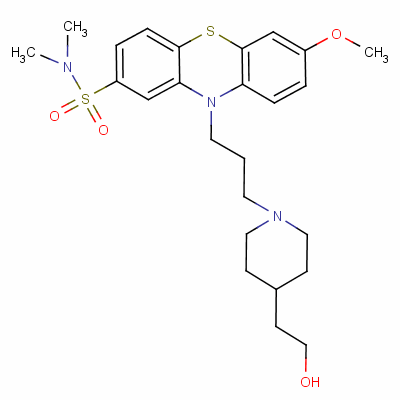 10-[3-[4-(2-uһ)]]-7--N,N-׻-10h--2-ǰY(ji)(gu)ʽ_57218-10-7Y(ji)(gu)ʽ