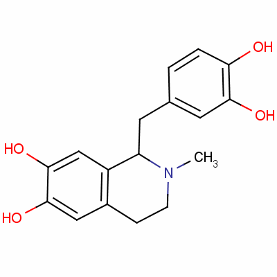 (S)-1-[(3,4-u)׻]-1,2,3,4-Ě-2-׻-6,7-Y(ji)(gu)ʽ_57231-31-9Y(ji)(gu)ʽ