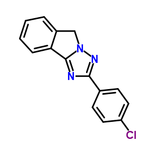 2-(4-ȱ)-5H-(1,2,4)(5,1-a)Y(ji)(gu)ʽ_57312-03-5Y(ji)(gu)ʽ