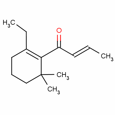 (E)-1-(2-һ-6,6-׻-1-h(hun)ϩ-1-)-2-ϩ-1-ͪY(ji)(gu)ʽ_57934-98-2Y(ji)(gu)ʽ