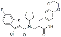 (9ci)-3--n-h(hun)-6--n-[(2,3,6,7-Ě-7--1,4-fӢ[2,3-g]-8-)׻]-[b]-2-Y(ji)(gu)ʽ_579518-08-4Y(ji)(gu)ʽ