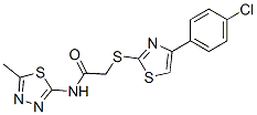 (9ci)-2-[[4-(4-ȱ)-2-]]-n-(5-׻-1,3,4--2-)-Y(ji)(gu)ʽ_606089-17-2Y(ji)(gu)ʽ