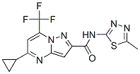 (9CI)-5-h(hun)-N-(5-׻-1,3,4--2-)-7-(׻)-[1,5-a]-2-Y(ji)(gu)ʽ_606096-62-2Y(ji)(gu)ʽ