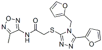 (9ci)-2-[[5-(2-߻)-4-(2-߻ૼ׻)-4H-1,2,4--3-]]-n-(4-׻-1,2,5-f-3-)-Y(ji)(gu)ʽ_606111-84-6Y(ji)(gu)ʽ