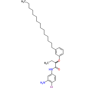 N-(3--4-ȱ)-2-(3-ʮ)Y(ji)(gu)ʽ_63133-98-2Y(ji)(gu)ʽ