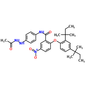 2-[4-[[2-[2,4-p(1,1-׻)]-5-]]]½Y(ji)(gu)ʽ_63134-31-6Y(ji)(gu)ʽ