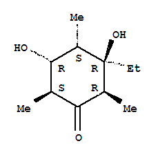 (2r,3r,4s,5r,6s)-rel-(9ci)-3-һ-3,5-u-2,4,6-׻-h(hun)ͪY(ji)(gu)ʽ_767319-64-2Y(ji)(gu)ʽ