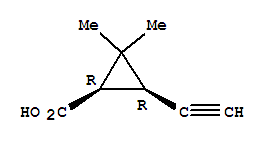 (1r-cis)-(9ci)-3-Ȳ-2,2-׻-h(hun)Y(ji)(gu)ʽ_77723-74-1Y(ji)(gu)ʽ