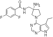 (S)-N-[[3--1-(5-һ-7H-[2,3-d]-4-)-3-]׻]-2,4-Y(ji)(gu)ʽ_1004990-28-6Y(ji)(gu)ʽ