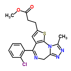 4-(2-ȱ)-9-׻-6H-Բ[3,2-f][1,2,4][4,3-a][1,4]s׿-2-Y(ji)(gu)ʽ_100827-83-6Y(ji)(gu)ʽ