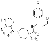 (S)-4--N-(1-(4-ȱ)-3-u)-1-(7H-[2,3-d]-4-)-4-Y(ji)(gu)ʽ_1143532-39-1Y(ji)(gu)ʽ