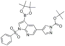 4-(1-()-3-(4,4,5,5-ļ׻-1,3,2-f-2-)-1H-[2,3-b]-5-)-1H--1-嶡Y(ji)(gu)ʽ_1147998-42-2Y(ji)(gu)ʽ
