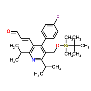 (E)-3-[5-嶡׻׹׻-2,6--4-(4-)--3-]-2-ȩY(ji)(gu)ʽ_124863-84-9Y(ji)(gu)ʽ
