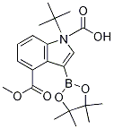 4-׻ 3-(4,4,5,5-ļ׻-1,3,2-f-2-)-1H--1,4--1-嶡Y(ji)(gu)ʽ_1256359-97-3Y(ji)(gu)ʽ