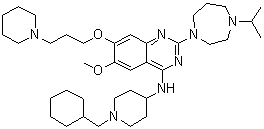 N-[1-(h(hun)׻)-4-ऻ]-2-[-4-(1-׻һ)-1H-1,4-s-1-]-6--7-[3-(1-ऻ)]-4-Y(ji)(gu)ʽ_1320288-19-4Y(ji)(gu)ʽ