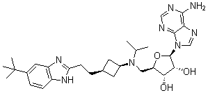 9-[5-Ó-5-[[ʽ-3-[2-[6-(1,1-׻һ)-1H--2-]һ]h(hun)](1-׻һ)]--D-߻ૺ]-9H--6-Y(ji)(gu)ʽ_1380288-87-8Y(ji)(gu)ʽ